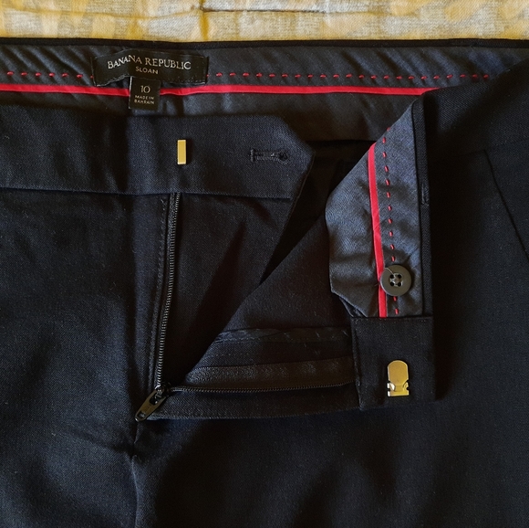 Banana Republic black pants size 10 - Picture 3 of 9
